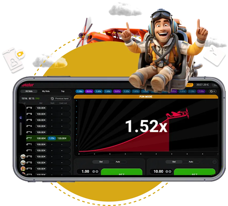 AviatorBrain AI Prediction Interface
